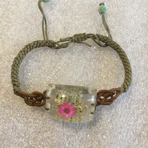 Real flower bracelet